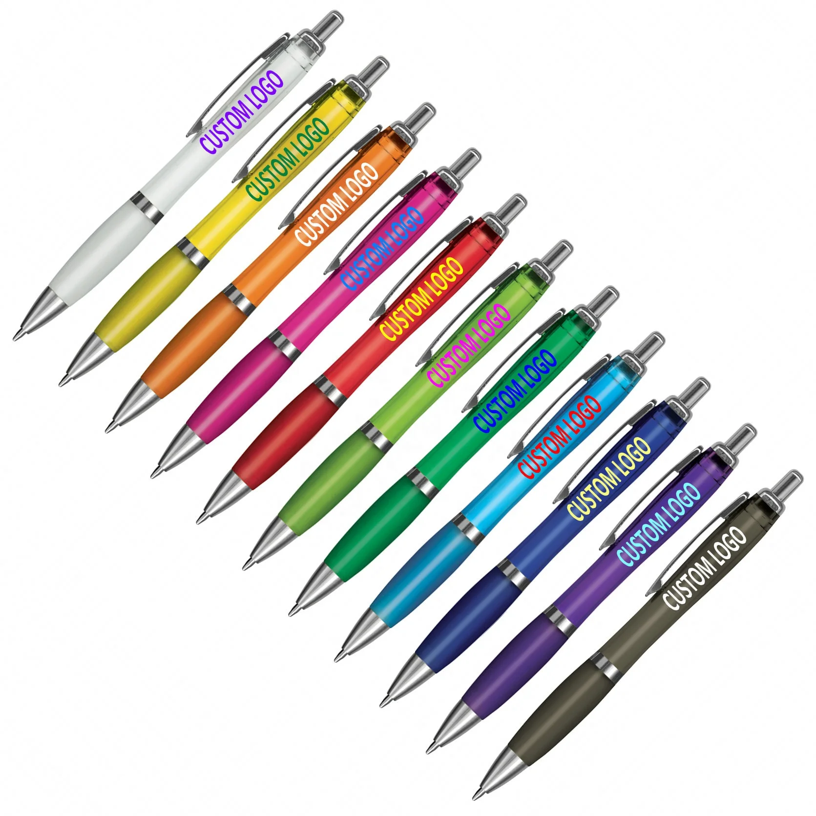 Wholesale Advertising Ballpoint Pen Writing Stationery Office School Ballpen Custom Logo Engraved Name