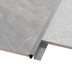 Gold Brushed Stainless Steel Corner Guard Q R Shape Tile Transition Profile Tile Trim