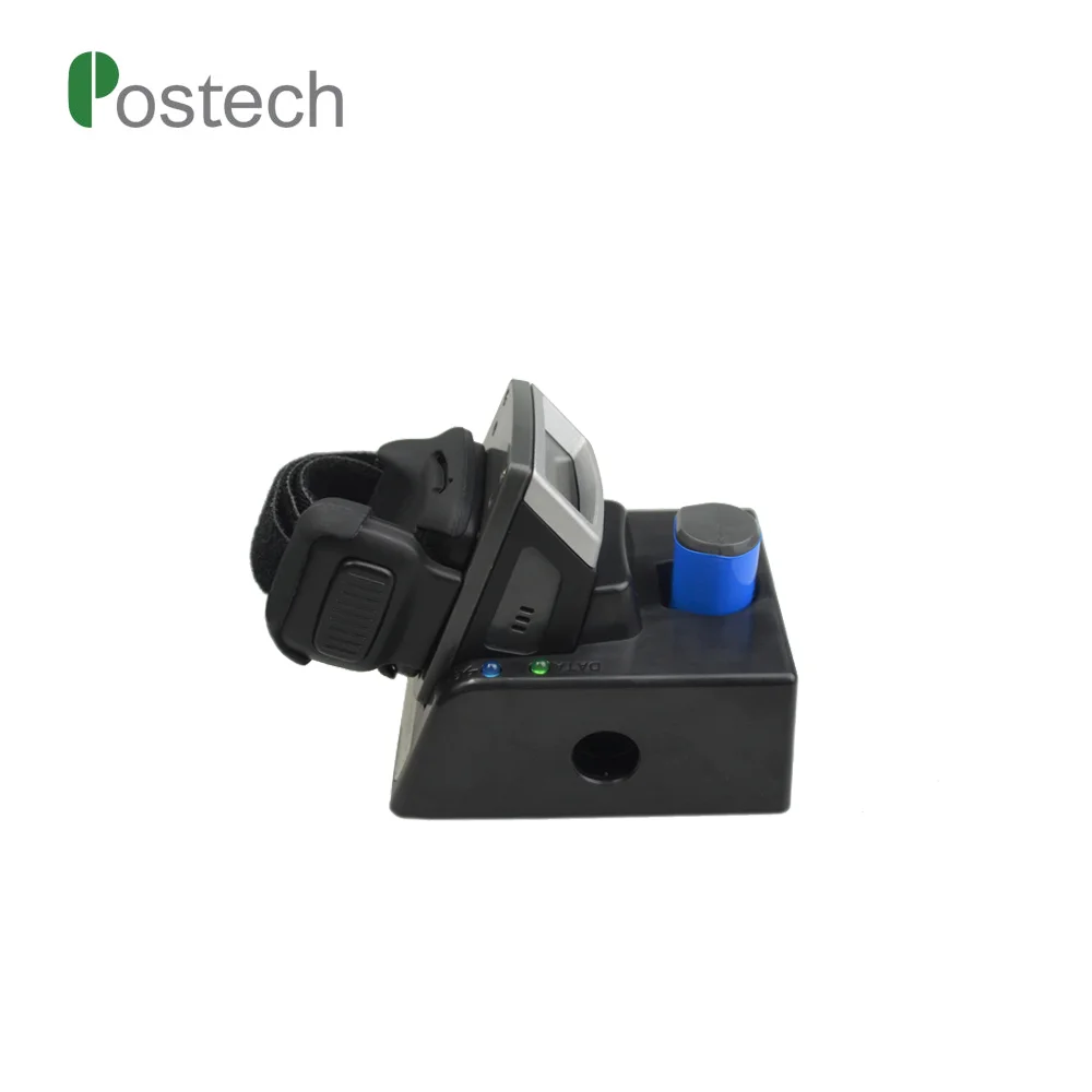 Wearable light-weight mobile power supply China WT01+ Barcode Scanner Laser reader bluetooth 1D android mobile phone/table pc