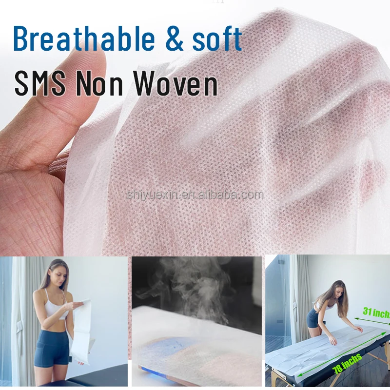 OEM 80*190cm breathable or oil&water-proof Massage Table Sheets,Disposable Bed Sheets Cover