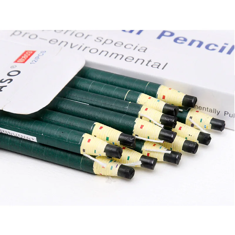 Environmentally Pull Line Charcoal Pencil 12 Pieces Soft Medium And Hard Sketching Drawing Pen Set For Artist