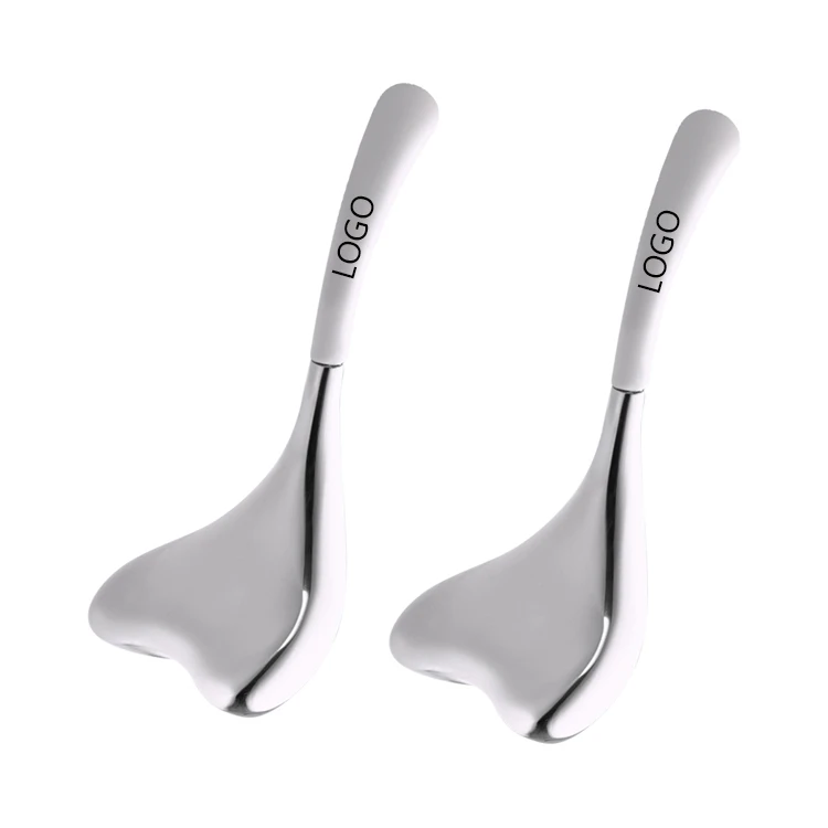 2-In-1 Gua Sha Facial Tools Stainless Steel Cooling Spa Cryo Sticks Ice Globes Ice Roller For Face Eye Women