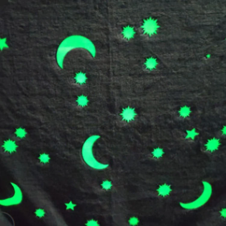  Wholesale Glow Fabric Flannel Fleece Blanket In The