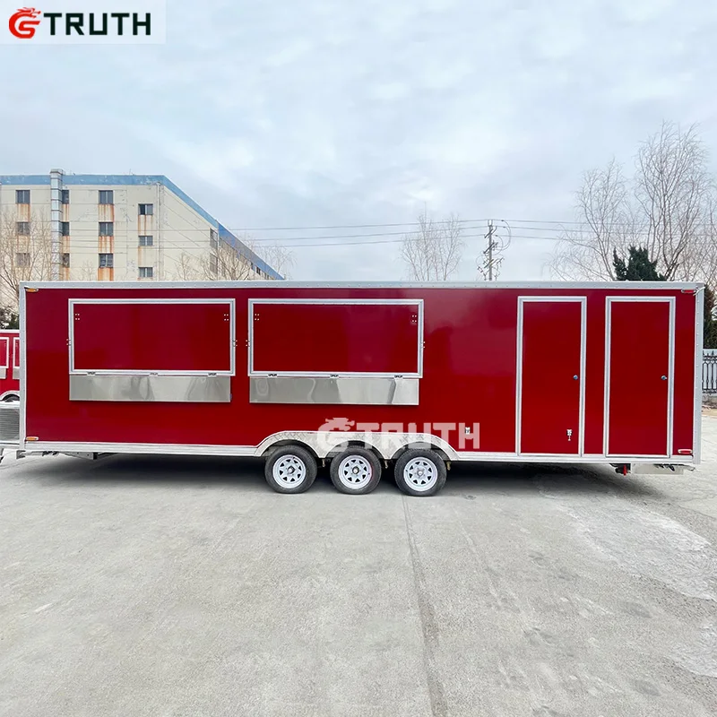 Fully Equipend Catering Street Trailer Burger Turkey Bbq Fast Food Van For Sale Usa