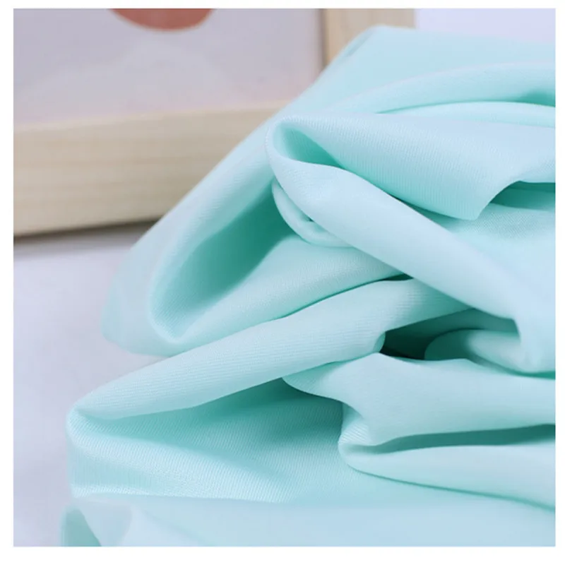 95 Polyester 5 Spandex Soft Solid Dyed Knitted Scuba Fabric For Fashion Garment Dress