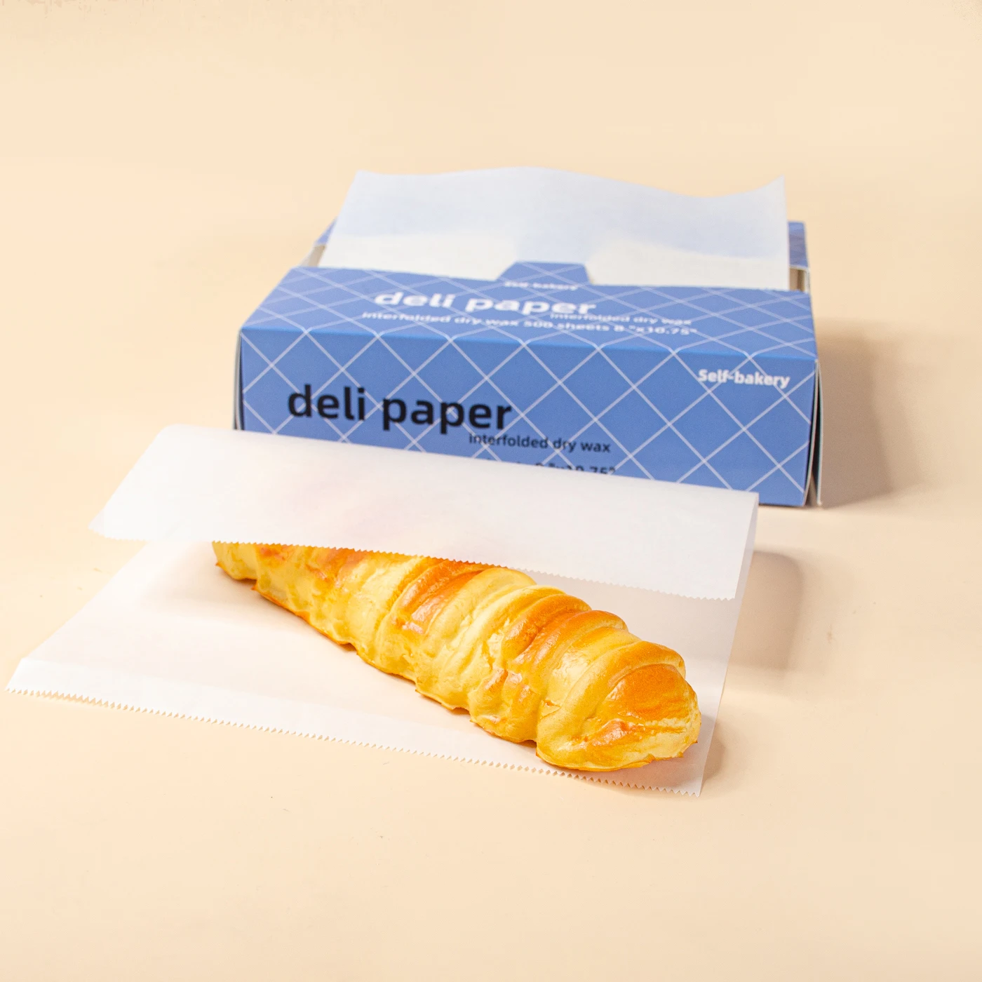 Antigrease pop up folded interfolded wax deli paper sheets 10 x 10.75