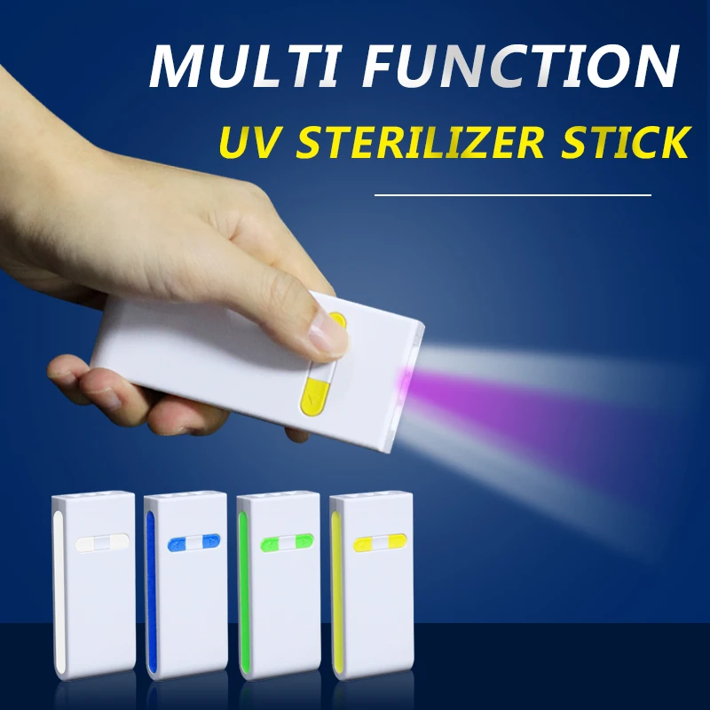 Fashionable New Arrival For 2020 Style Germs Cleaning Tool Portable UV Sterilizer Travel UV Sanitizing Wand for Household Used