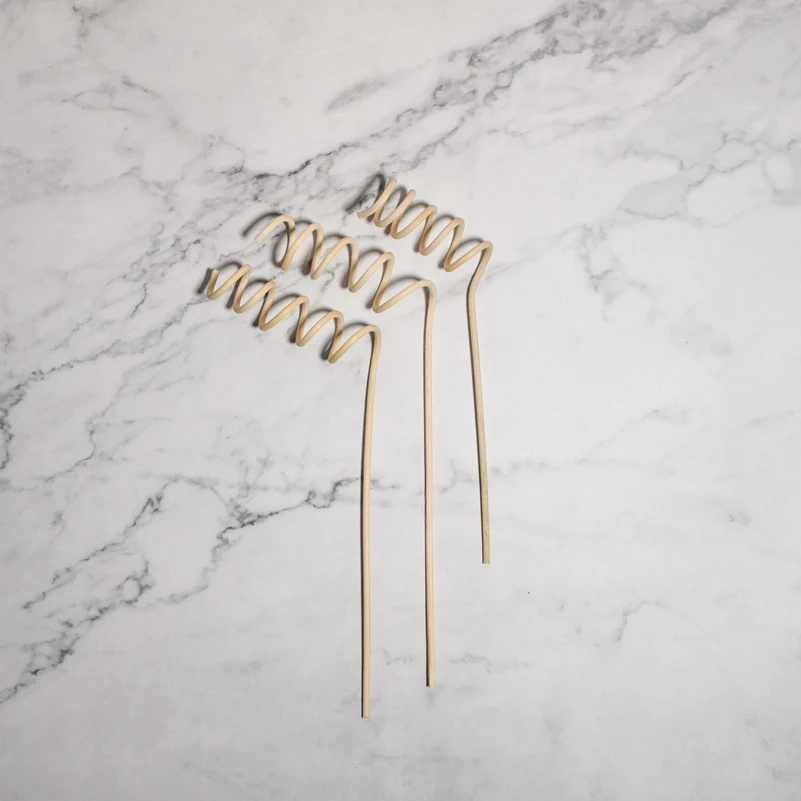 Natural Decoration eco friendly Curly Shaped Rattan Reed Diffuser Stick for Flameless Home Fragrance Reed Diffusers