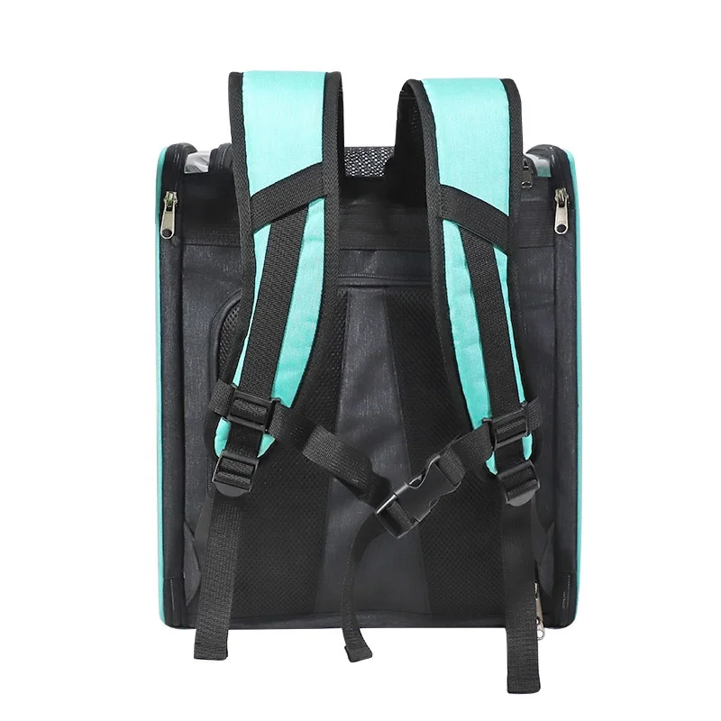 new design clear PVC breathable backpack expandable cat carrier