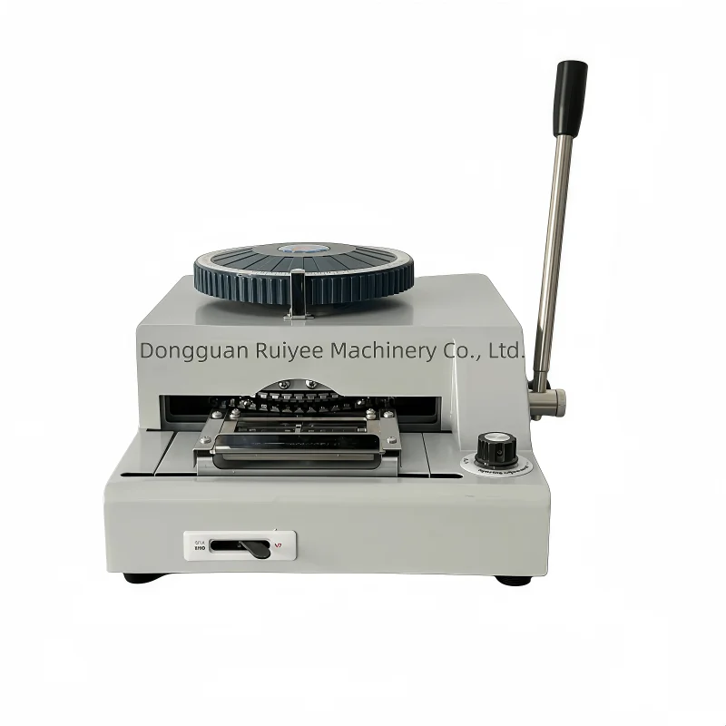 Card Embossing Machine Character Letter Plastic Credit Id Plate Number Embosser Pvc Card Number Plate Embossing Press Machine