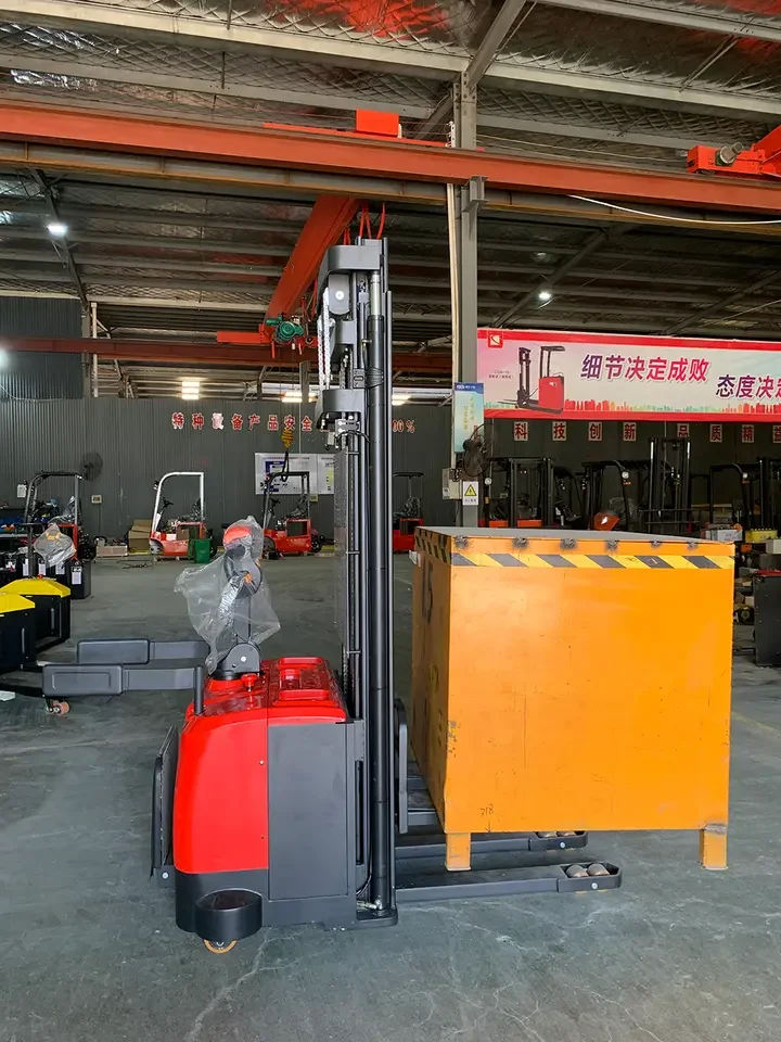 Hot Sale 5000mm Triplex Mast Electric Forklift 2 Ton Walkie Electric Pallet Stacker