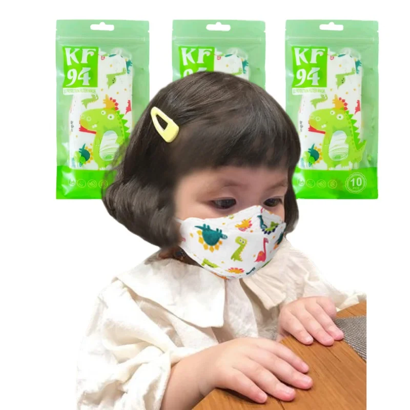 kf94 colored face mask kf 94 face mask kids KF94 disposable 4D 4 layers 4-layer masks for kids