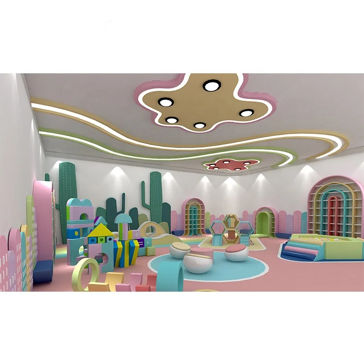 New Series Commercial Customized Soft Ball Pit Pool Children Kids Entertainment Sets Play Area Indoor Playground