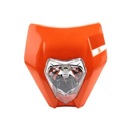 Motorcycle New LED Headlight Lamp For EXC XCF SX SXF XC XCF SMR CR YZF DRZ Supermoto 125 150 250 350 450 530 Enduro halogen