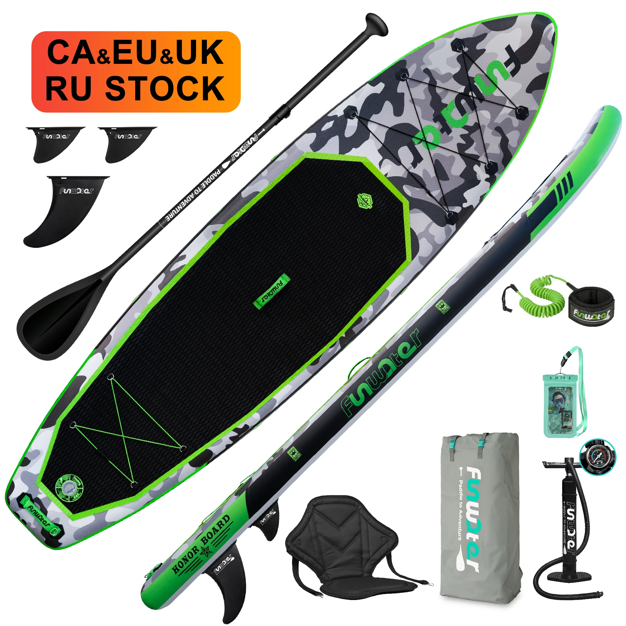 FUNWATER Dropshipping OEM surf board surfboards soft surfboard sup race sup air pump inflatable surfing boards