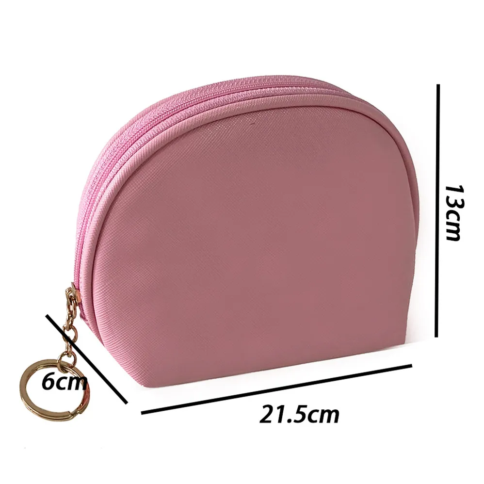 Factory Price Custom Brand Rugby Team Logo Sew On Patches Zippered Pouch Carry Lipstick Storage Cosmetic Bag