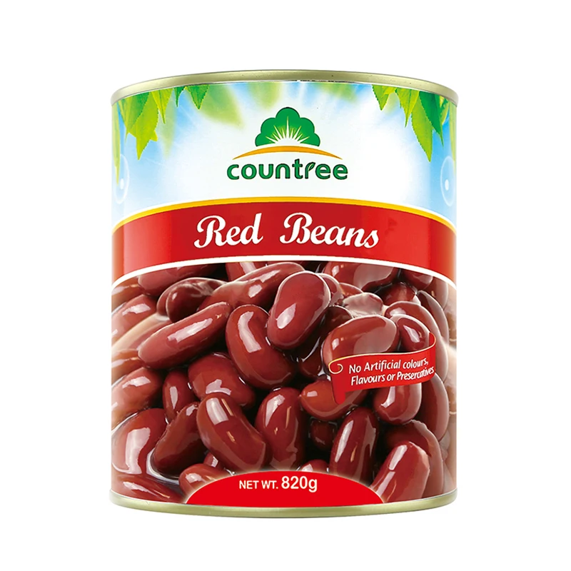 2020 Hot Sale Canned Vegetable Fresh Canned Chinese Dark Red Kidney Bean