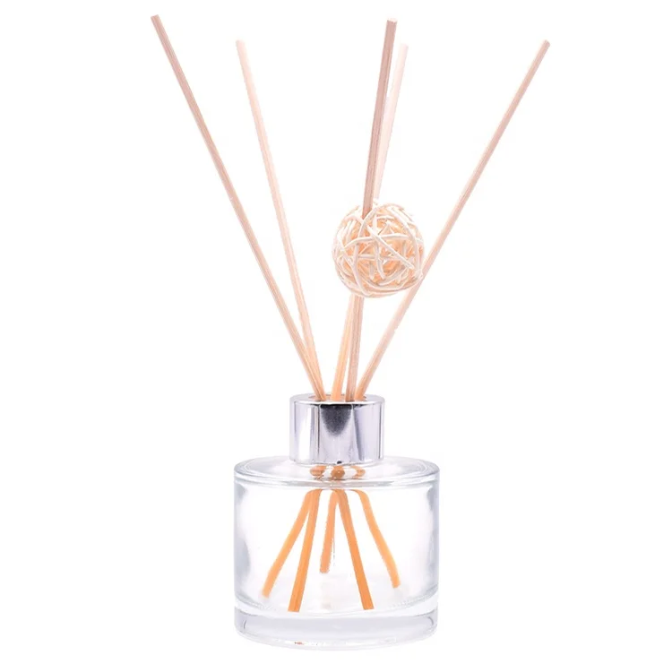 Wholesale 80ML Decorative Aroma Glass Bottle Reed Diffuser for Room
