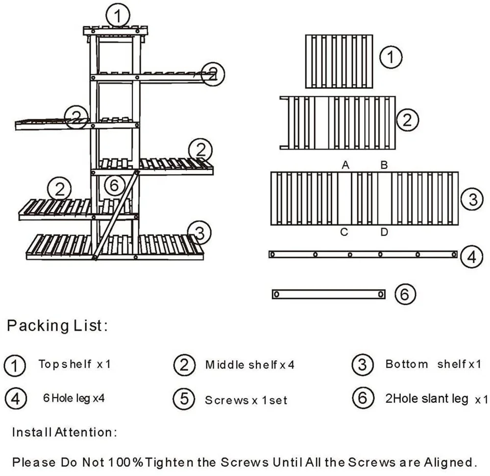 Factory plant pot holder display wooden stand for plant indoor vertical plant shelf.