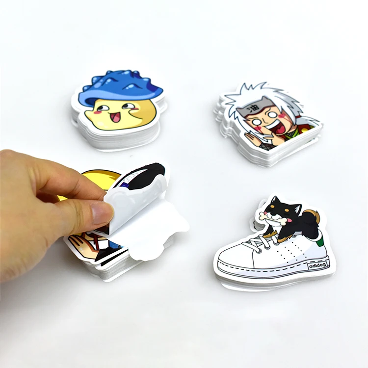 Anime Cartoon Luggage Laptop Phone Sticker Set Sticker Manufacturer Diy Decor Die Cut Adhesive Logo Custom Cartoon Stickers