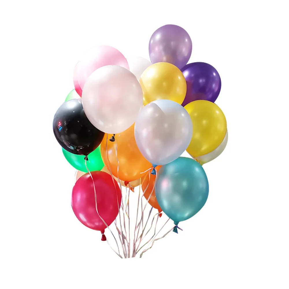 12 Inches 3.2 Grams Baoding Windmill Factory Certificate Happy Party Metal Pearl Latex Balloons Ballons for Party Children Girl