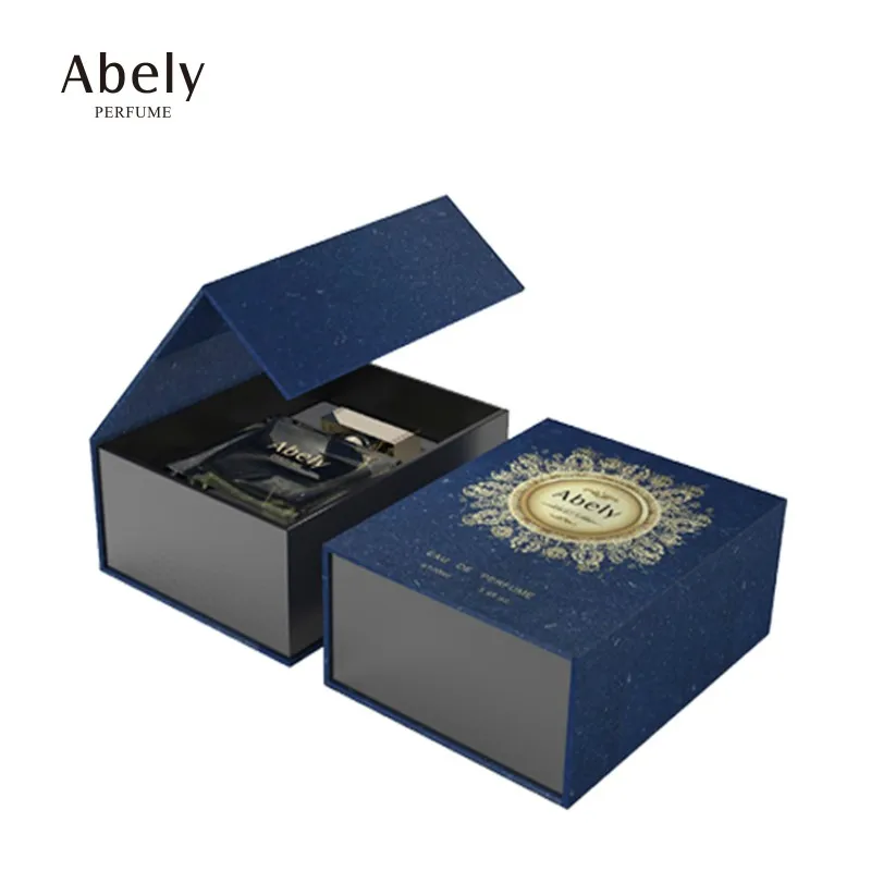 Abely Factory Wholesale High Quality Luxury Perfume Bottle Box Perfume Gift Box Clamshell Perfume Packaging Box