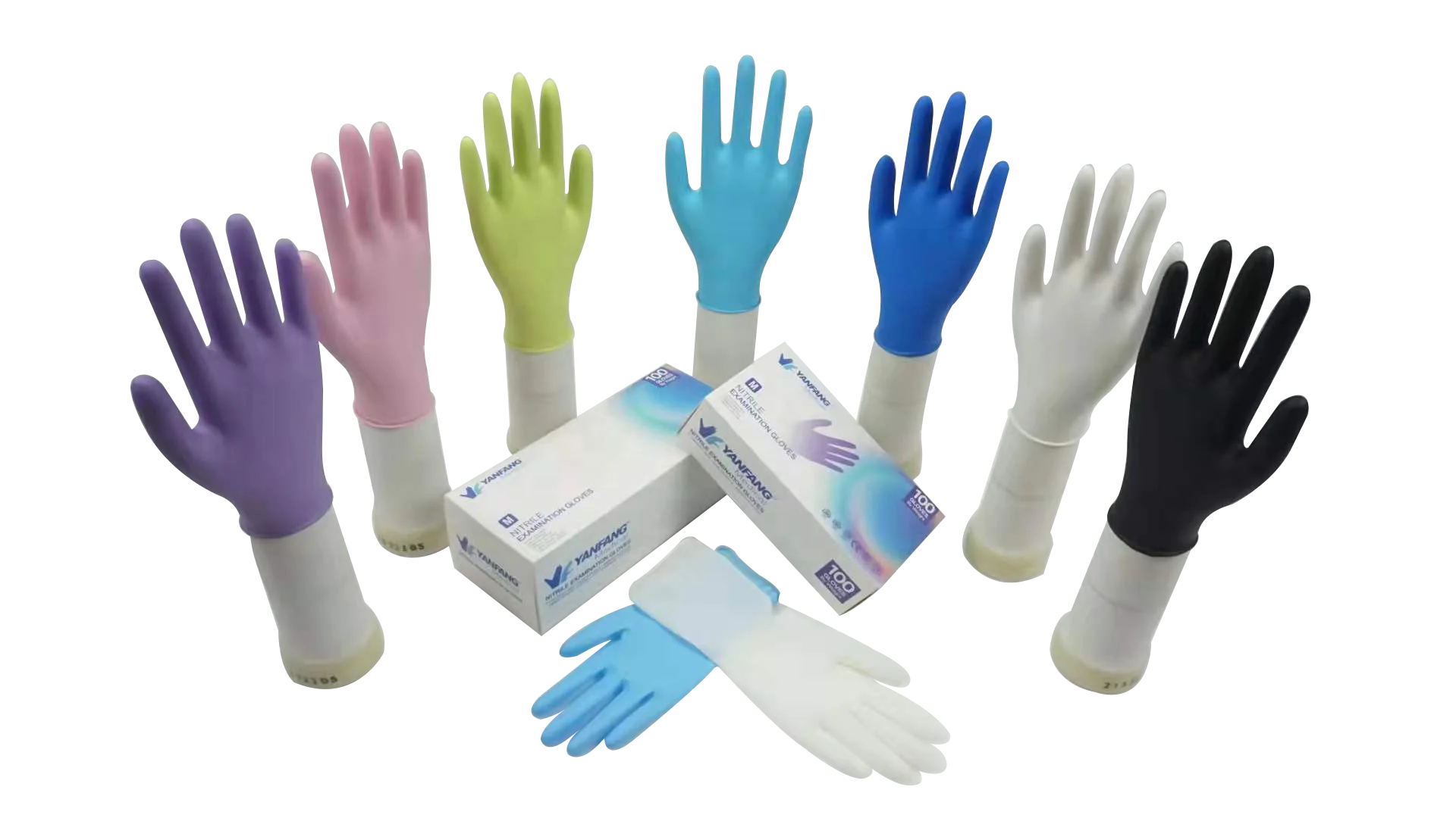Powder Free 100Piece Per Box Of Disposable Nitrile Gloves For Medical Use