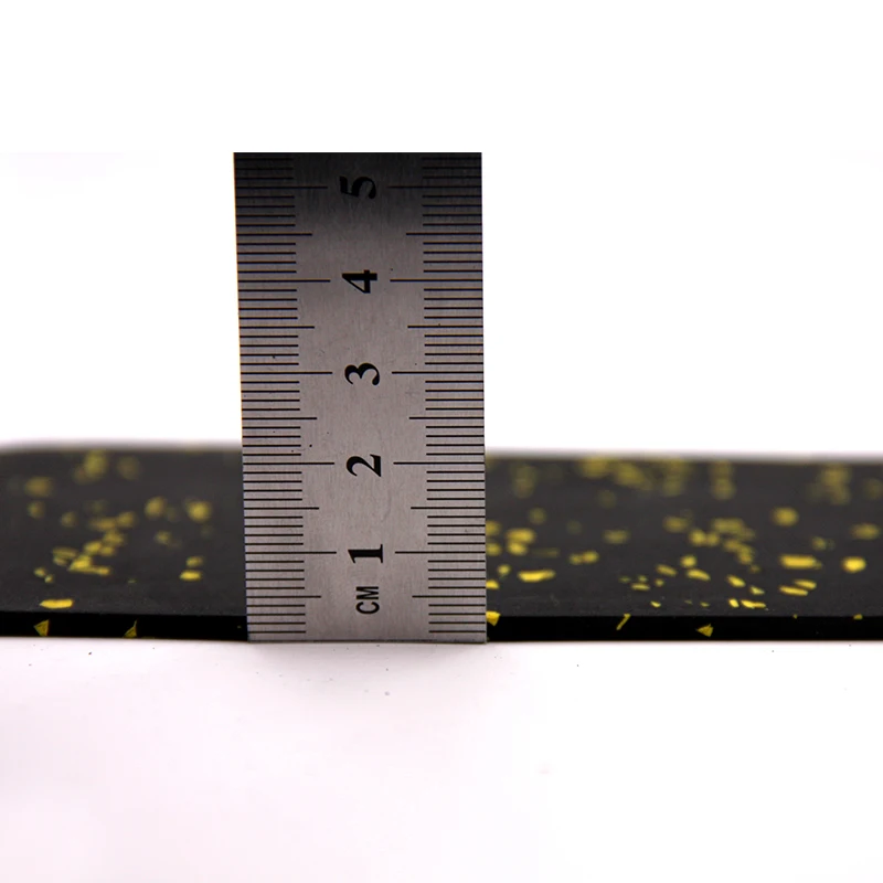 Rubber Flooring and Rolling Mat Anti-slip Durable EPDM Gym Rubber Roll Cross fit Black Rubber Roll