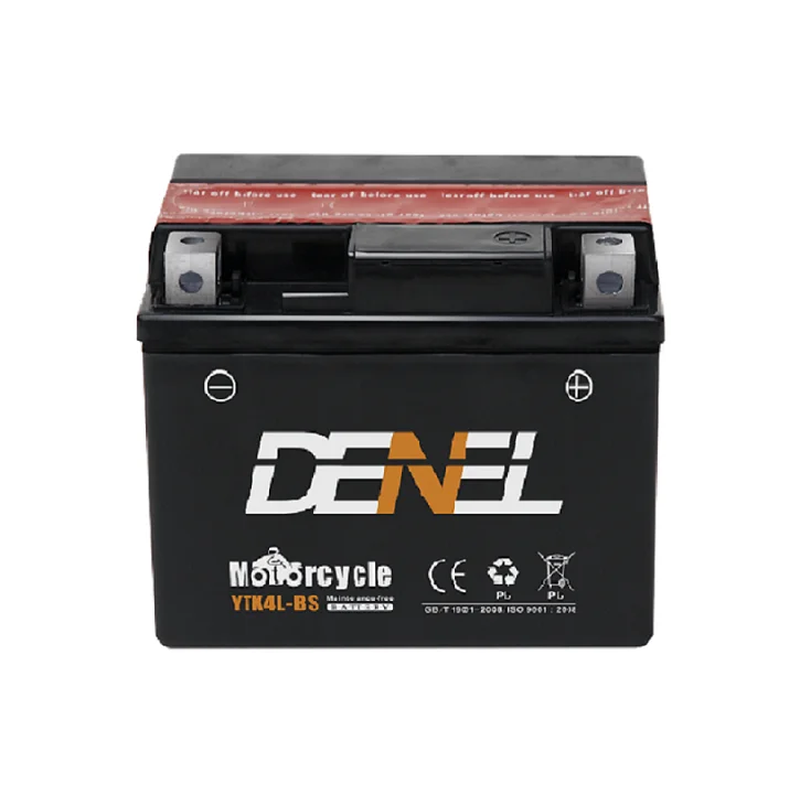 DENEL Китай Оптовая дешевая цена mf superior (YTX4L-BS) батарея для мотоцикла