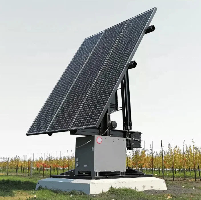 Завод солнечной системы слежения 12KW двухосевой Солнечный трекер Sun Tracker