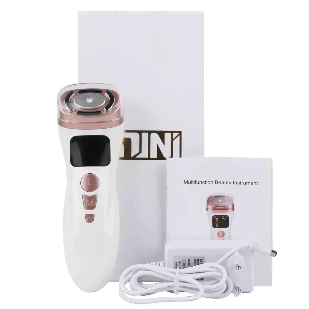 portable face lift neck skin tightening beauty massage device home use anti wrinkle ems rf rejuvenator mini facial machine