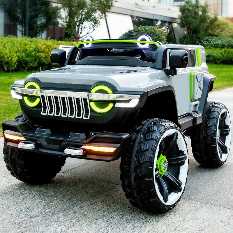 Four-Wheel Electric Ride On 12V 10 Kids Driving Electric Cars 4*4