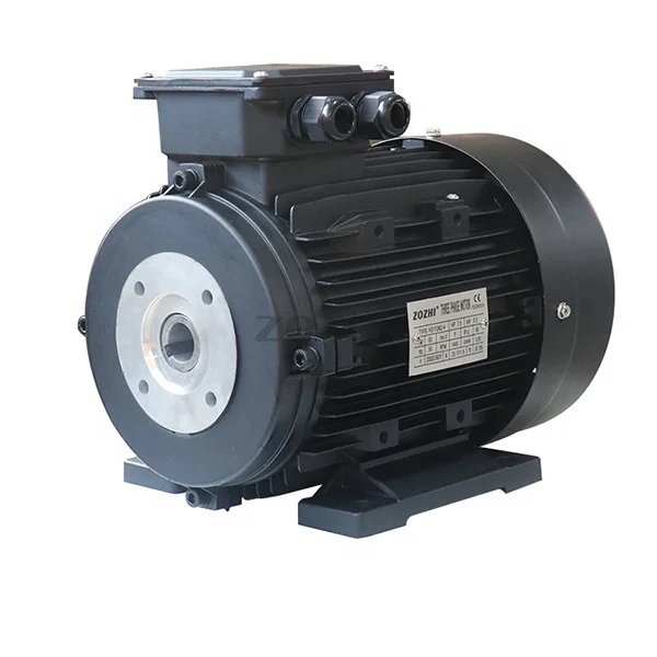 ZOZHI 3Hp Hollow Shaft Electric Motor 24mm Shaft Single Phase For High Pressure Cleaners