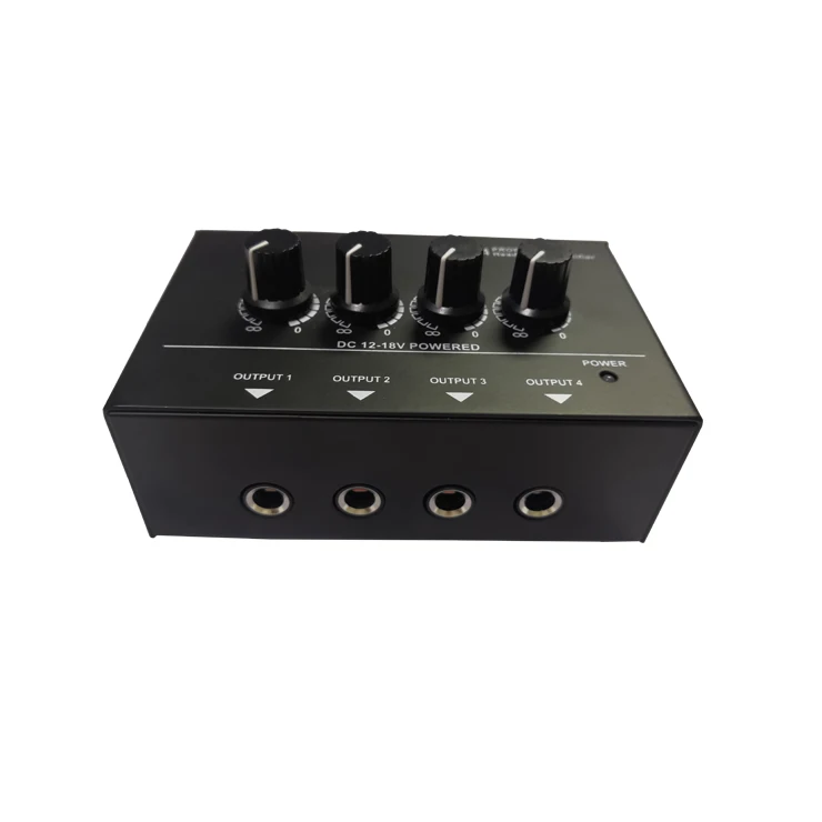 Высококачественный Профессиональный 4-канальный стерео и моно усилитель для наушников аудио видео освещения профессионального использования