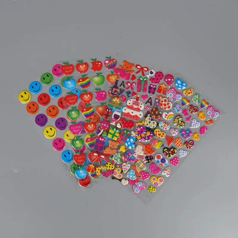 Custom design puffy sticker for kids cute 3D animal eva decorative stickers for kids made in China