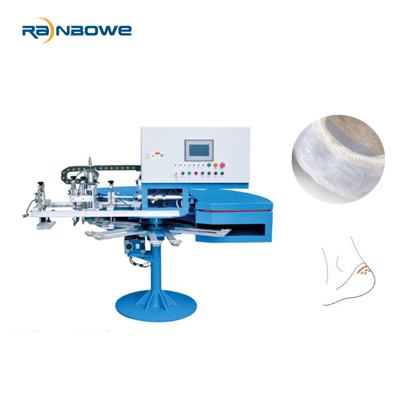 High Speed Industrial Computerized Gloves/socks Silicone Printing Machine Pvc Dotting Gloves Machine