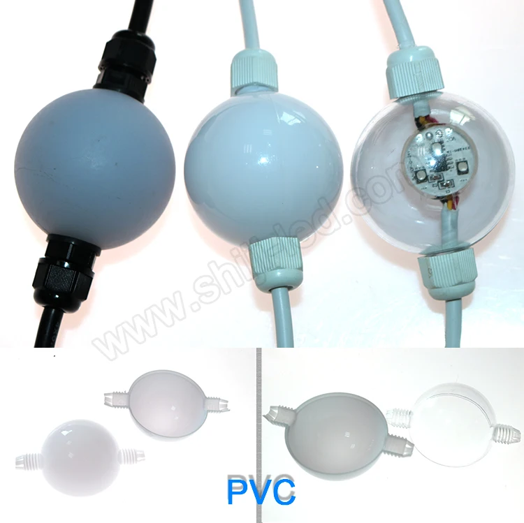 Outdoor 50mm UCS2903 GS8206 Pixel Addressable RGB Led Ball Light string For Christmas Decorations