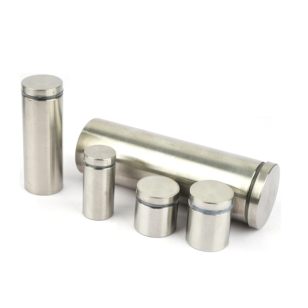 Electroplating Standoffs Stainless Steel Glass Advertisement Screw Metal Standoff Pin