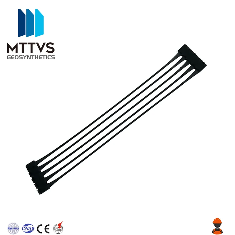 customized PP/PE uniaxial geogrid retaining wall and slope stabilizatio 50kN~300kN low price list