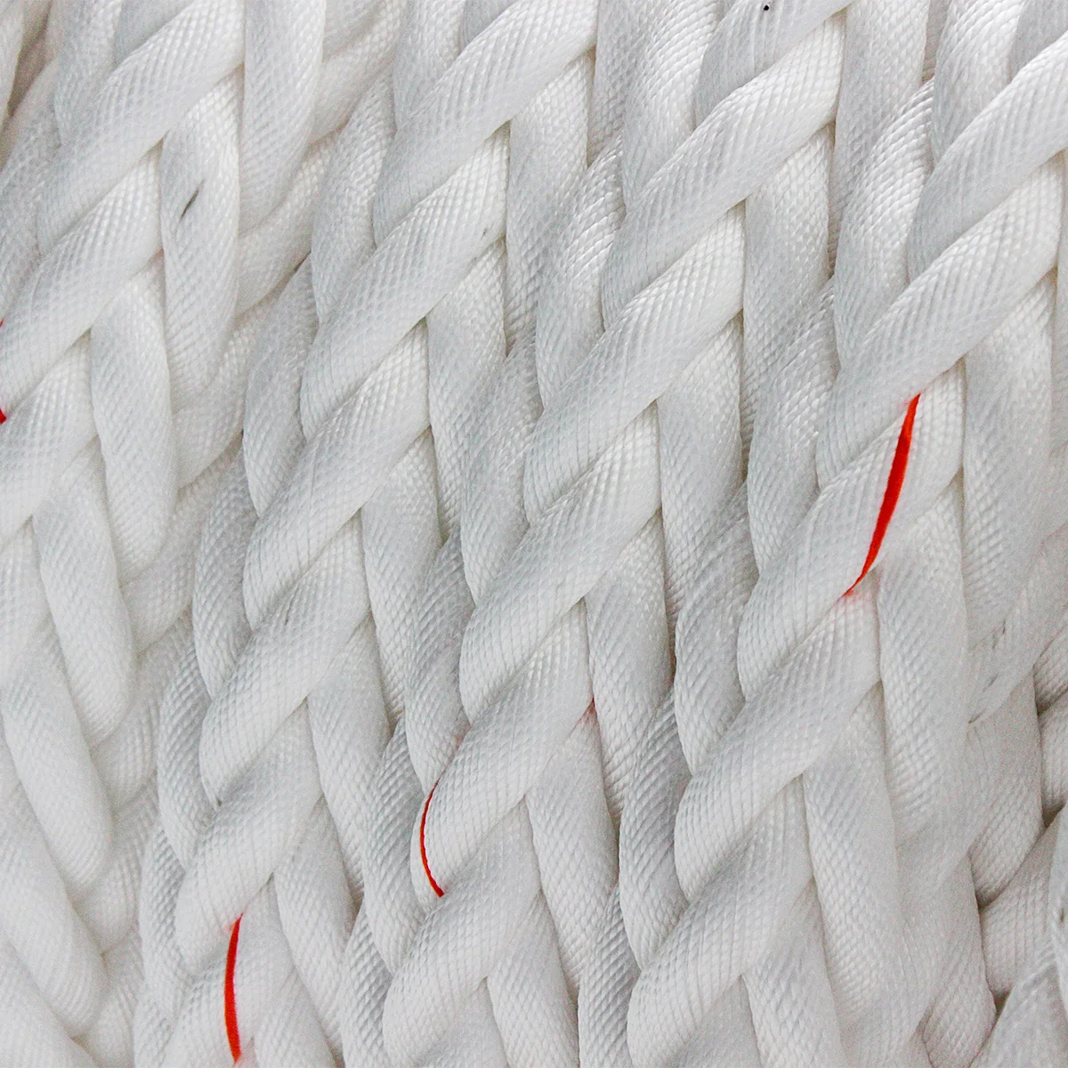 Mooring Line Polypropylene Fiber Yachting Braided Hawser Tail with cover eyes loops on both end