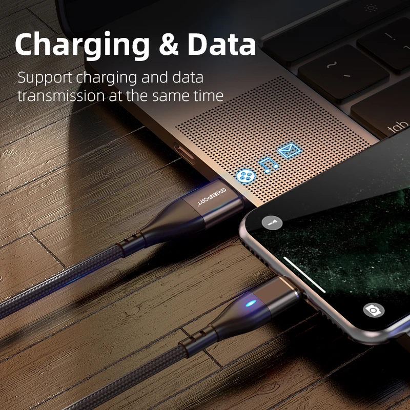  GREENPORT 11pin оптовая продажа быстрое зарядное устройство PS 100W USB/Type C к micro/type-c/i-product 6 в 1 Магнитный кабель USB для передачи