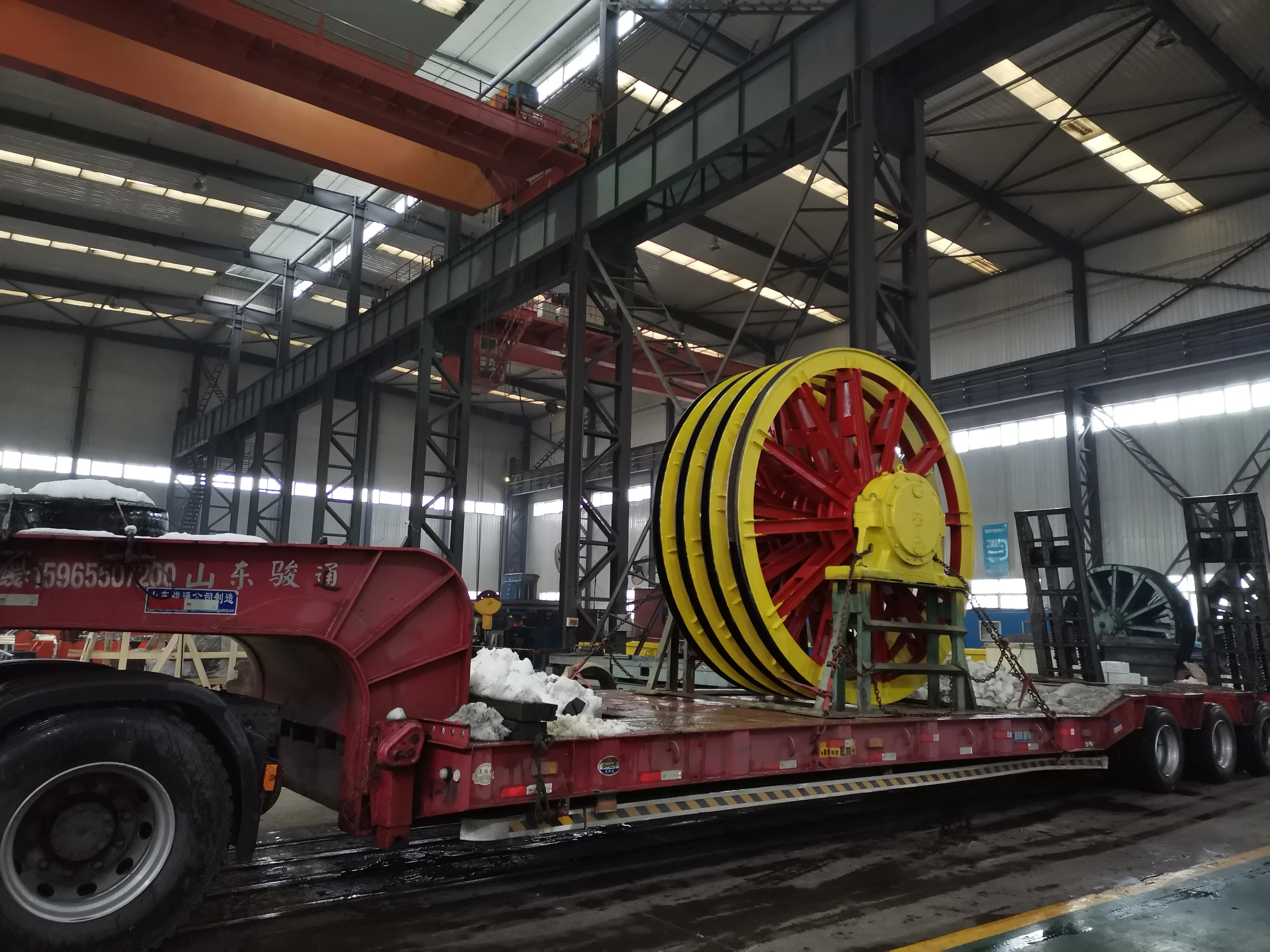 Factory Direct OEM headgear pulley in mining