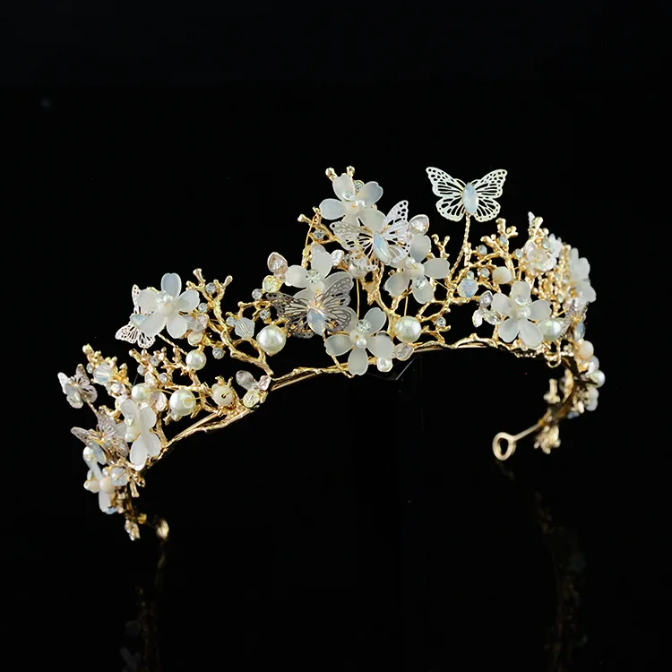 Wholesale New Fashion Crystal Rhinestone Crown Bridal Crown Tiaras Bride Wedding Hair Accessories Cake Topper CR216