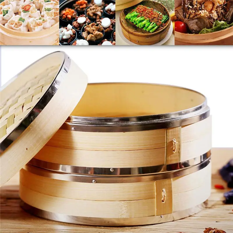 Dimsum 2 layer baozi steamer for breakfast shop