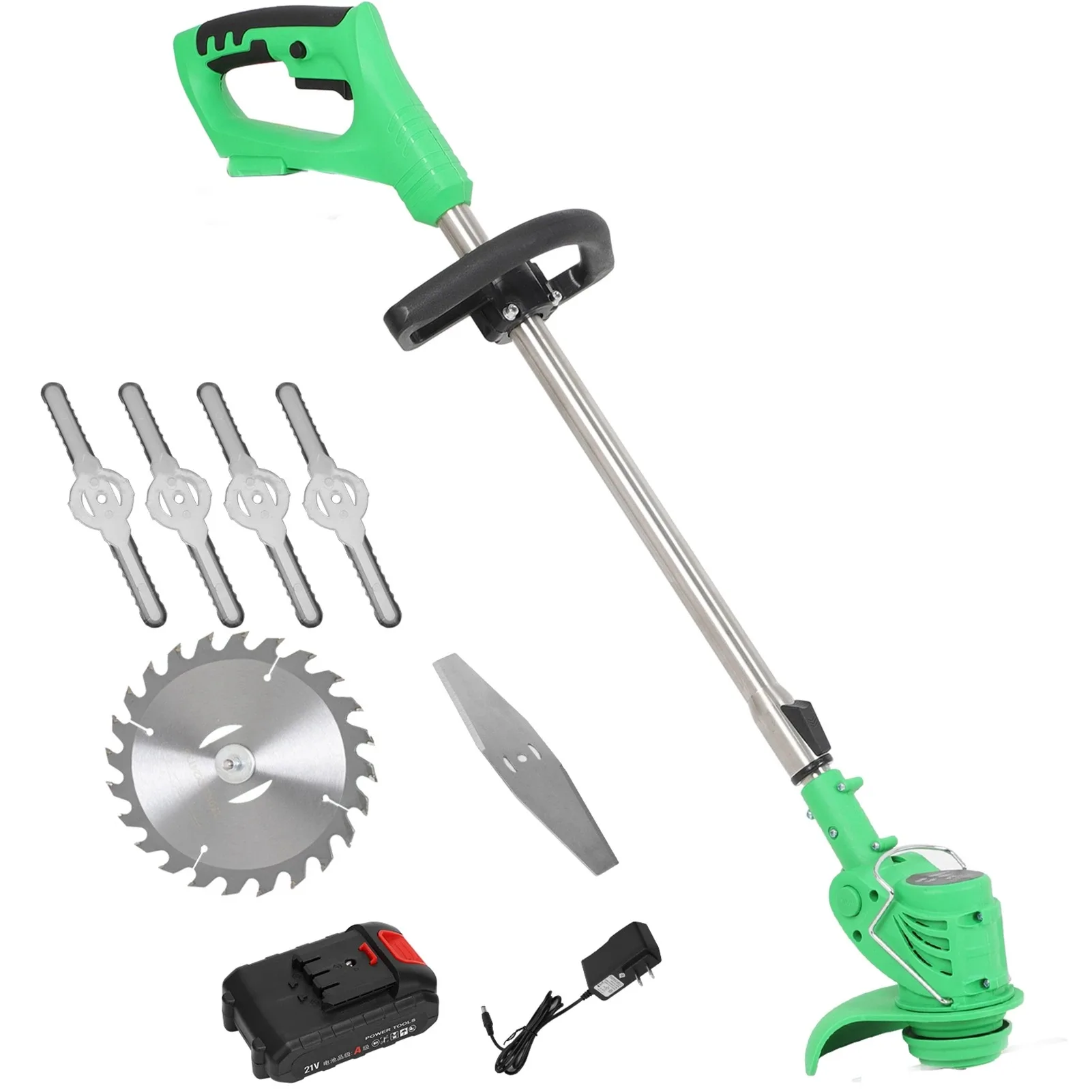 Cordless Grass Cutter Machine Handles Garden Grass Trimmer Household Cordless Electric Lawn Mower Agricultural Weeder