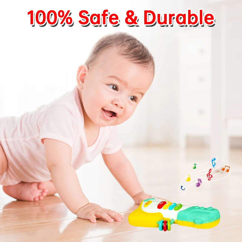 Musical Toddler Guitar Portable Educational Baby Instrument Handheld Musical Electronic Toy