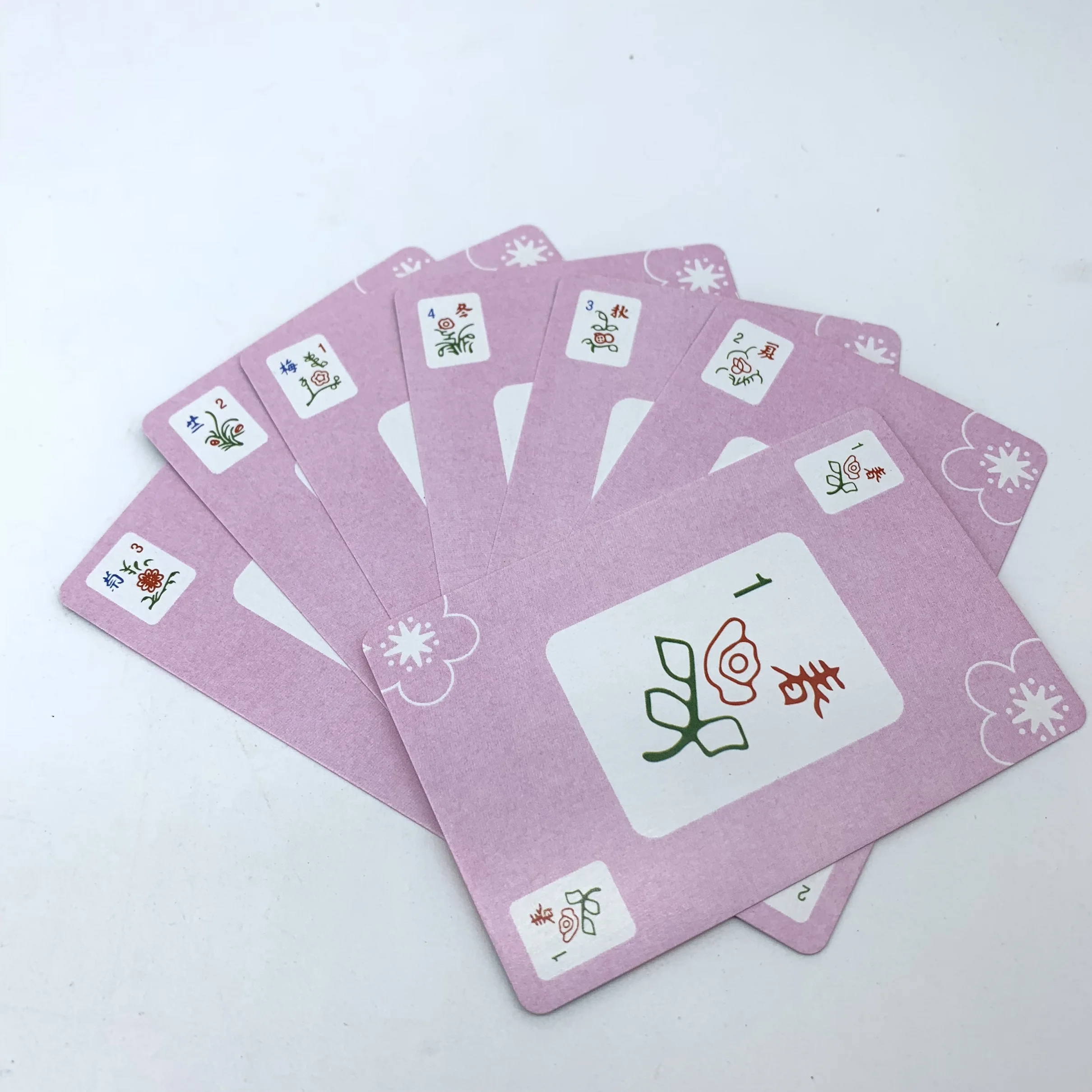  Пользовательская печать оптовая продажа персонализированный логотип Hellokitty игра маджонг карты настольные