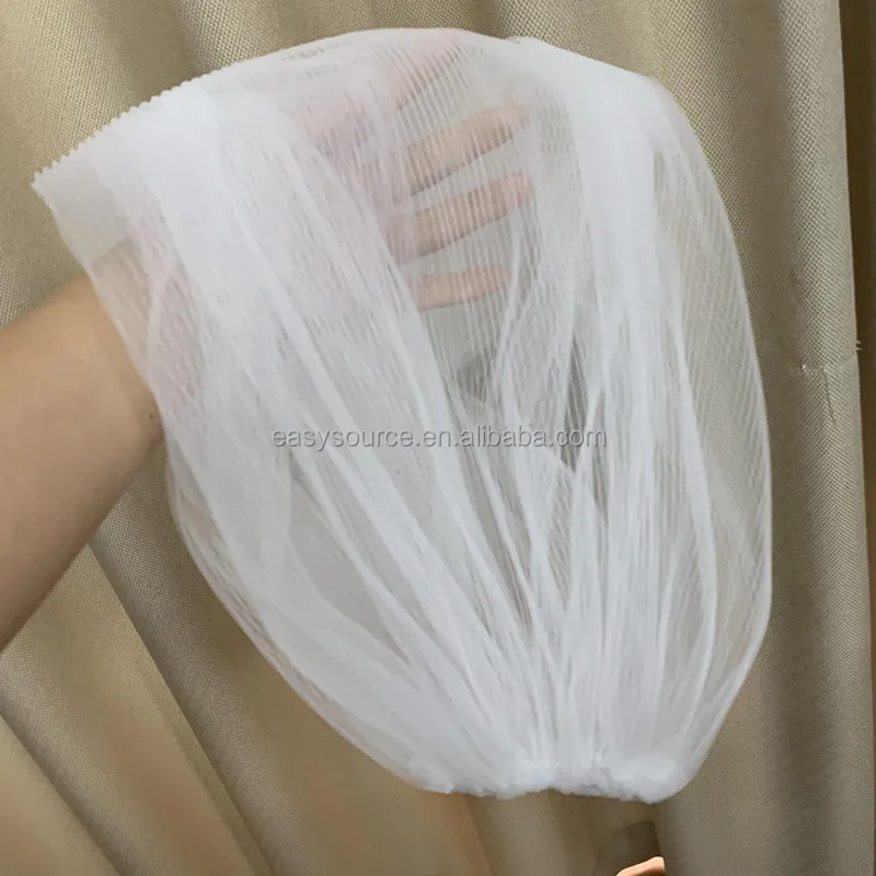 YM98 Classic Wedding Fingerless Gloves Long Tulle Pearls Brides Bridesmaid Sleeves Women Marriage Accessories