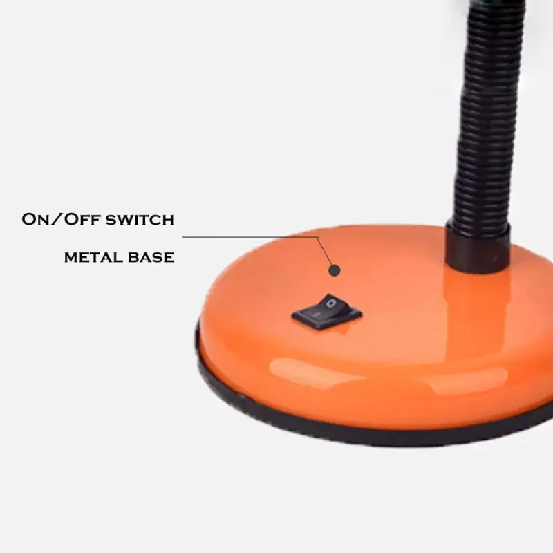 LED Table Lamps Office Studio Home Table Desk Light Study Student Reading Desk Lamp with Flexible Hose Neck