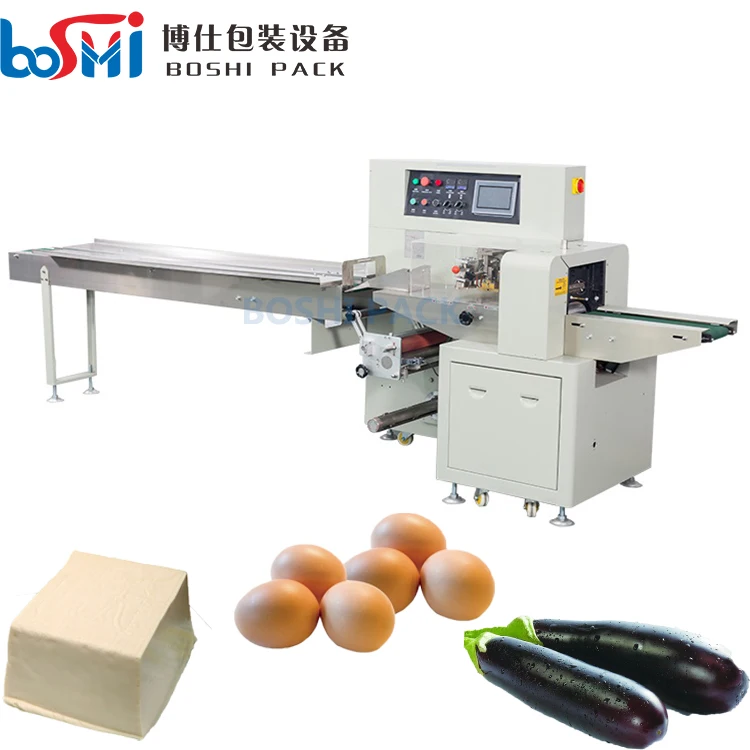 Pillow toys bath bomb medical bandages packing machine cutlery shoe toothbrush automatic flow wrapping machine